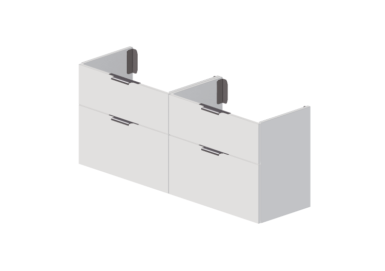 Meubles 3D - Meuble double en bois - Svedbergs - 151210 -... Meubles 3D - Meuble double en bois - Svedbergs - 151210 -...