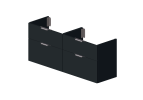 Meubles 3D - Meuble double en bois - Svedbergs - 861210