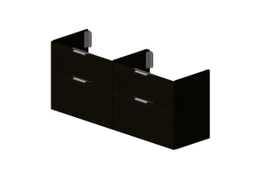 Meubles 3D - Meuble double en bois - Svedbergs - 181210