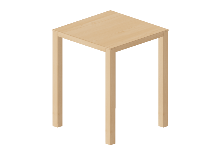 Tavoli 3D - Tavolo quadrato in legno - Bespoke - 27804 -... Tavoli 3D - Tavolo quadrato in legno - Bespoke - 27804 -...