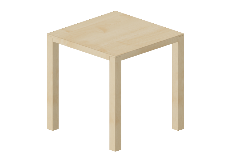Tavoli 3D - Tavolo quadrato in legno - Bespoke - 27804 -... Tavoli 3D - Tavolo quadrato in legno - Bespoke - 27804 -...