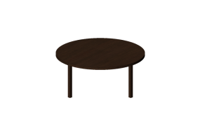 Mesas 3D - Mesa redonda de madeira - Bespoke - 27874 - EG17