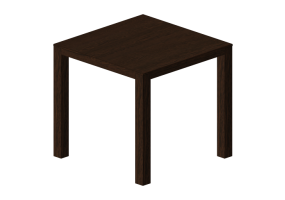Tables 3D - Table carr&eacute;e en bois - Bespoke - 27804 - EG27
