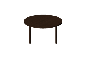 3D Tisch - Runder Tisch aus Holz - Bespoke - 27874 - EG37