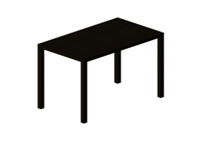 3D Tables - Rectangular table in wood - Bespoke - 27824 - E555