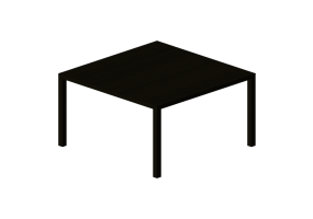 3D Tables - Square table in wood - Bespoke - 27844 - E545
