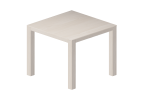 Tavoli 3D - Tavolo quadrato in legno - Bespoke - 27804 - E313