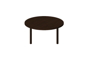 3D Tables - Round table in wood - Bespoke - 27874 - EG27