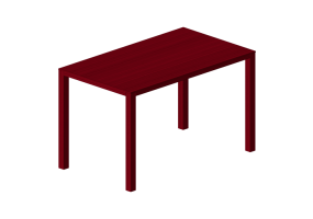 Tables 3D - Table rectangulaire en bois - Bespoke - 27824 - EQ58