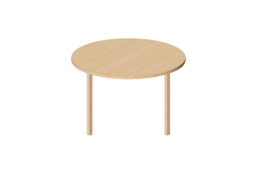 Tavoli 3D - Tavolo rotondo in legno - Bespoke - 27874 - EM56