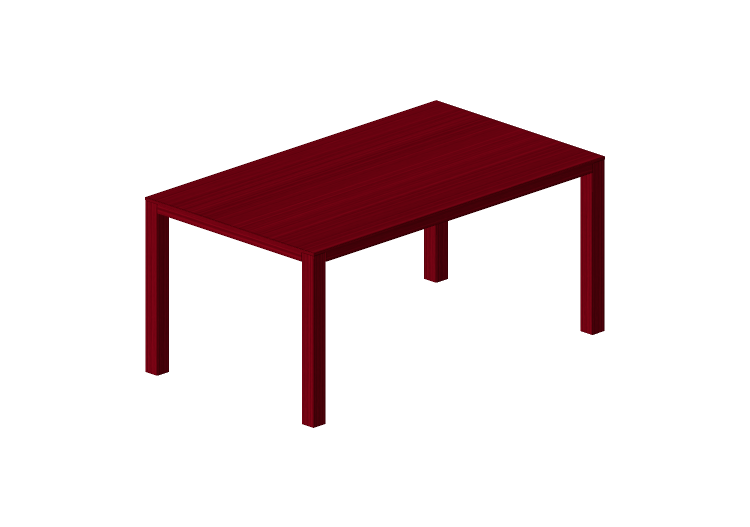 3D Tables - Rectangular table in wood - Bespoke - 27824 -... 3D Tables - Rectangular table in wood - Bespoke - 27824 -...