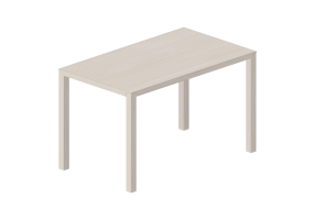 3D Tables - Rectangular table in wood - Bespoke - 27824 - E353