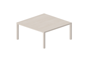 3D Tisch - Quadratischer Tisch aus Holz - Bespoke - 27844 - E323
