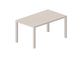Mesas 3D - Mesa rectangular de madera - Bespoke - 27824 - E333