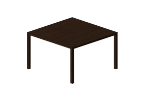 3D Tisch - Quadratischer Tisch aus Holz - Bespoke - 27844 - EG57