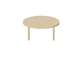 3D Tisch - Runder Tisch aus Holz - Bespoke - 27874 - E111