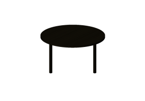 Tables 3D - Table ronde en bois - Bespoke - 27874 - E535