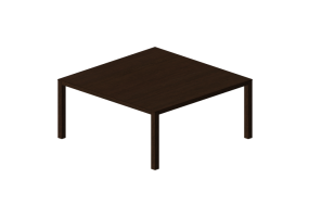 Mesas 3D - Mesa cuadrada de madera - Bespoke - 27844 - EG27