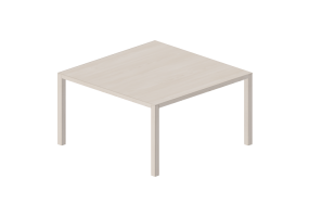 3D Tables - Square table in wood - Bespoke - 27844 - E343