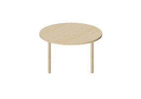 3D Tables - Round table in wood - Bespoke - 27874 - E141
