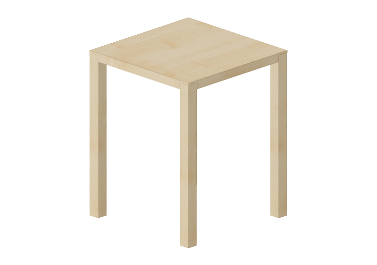 3D Tisch - Quadratischer Tisch aus Holz - Bespoke - 27804 -... 3D Tisch - Quadratischer Tisch aus Holz - Bespoke - 27804 -...