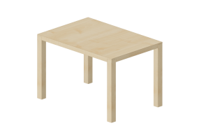 Tavoli 3D - Tavolo rettangolare in legno - Swedese - Bespoke - 27814 - E121