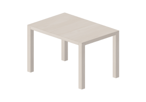 Mesas 3D - Mesa retangular de madeira - Swedese - Bespoke - 27814 - E323