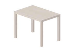 Mesas 3D - Mesa retangular de madeira - Swedese - Bespoke - 27814 - E333