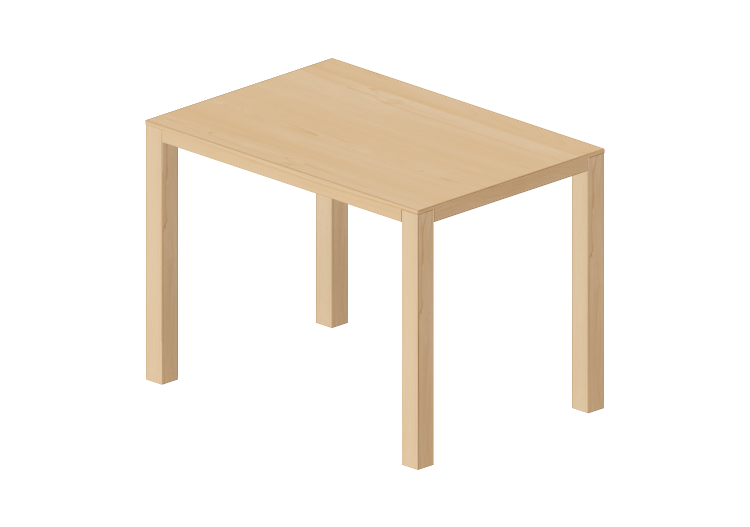 3D Tisch - Rechteckiger Holztisch - Swedese - Bespoke -... 3D Tisch - Rechteckiger Holztisch - Swedese - Bespoke -...