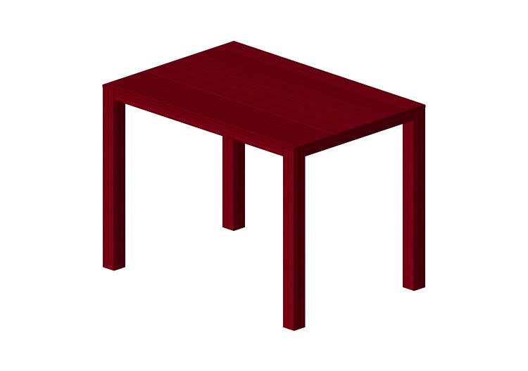 Mesas 3D - Mesa retangular de madeira - Swedese - Bespoke -... Mesas 3D - Mesa retangular de madeira - Swedese - Bespoke -...