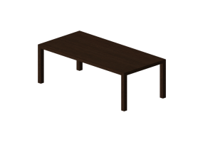 3D Tables - Wooden Rectangular table - Swedese - Bespoke - 27834 - EG17