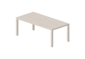 Mesas 3D - Mesa retangular de madeira - Swedese - Bespoke - 27834 - E323