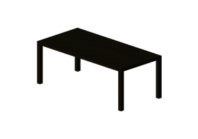 Mesas 3D - Mesa rectangular de madera - Swedese - Bespoke - 27834 - E525