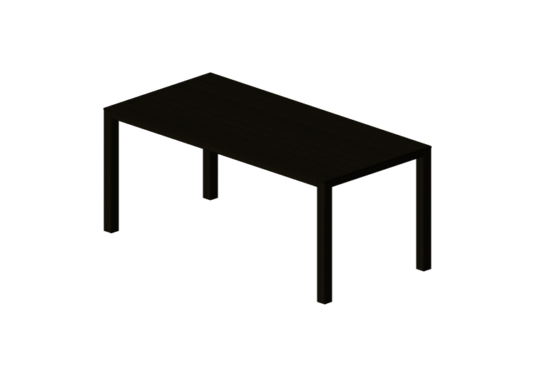 Mesas 3D - Mesa rectangular de madera - Swedese - Bespoke -... Mesas 3D - Mesa rectangular de madera - Swedese - Bespoke -...