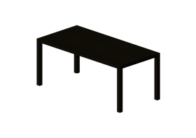 3D Tables - Wooden Rectangular table - Swedese - Bespoke - 27834 - E535