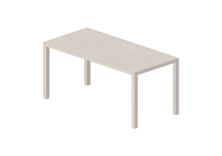 3D Tables - Wooden Rectangular table - Swedese - Bespoke -... 3D Tables - Wooden Rectangular table - Swedese - Bespoke -...