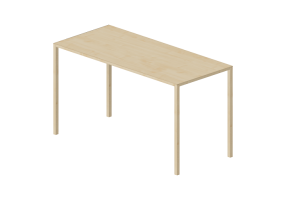 Mesas 3D - Mesa rectangular de madera - Swedese - Bespoke - 27916 - E1