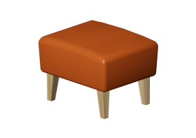 Divans 3D - Repose-pieds en cuir - Stepp - 14710 - 37980 - ELMBAL93347
