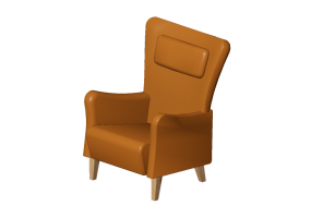 Divani 3D - Poltrona in pelle - Stepp - 14701 - 81980 - ELMBAL43001