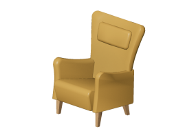 Chairs and Sofas 3D - Leather armchair - Stepp - 14701 - 81980 - ELMBAL43003