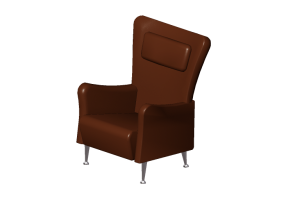 Poltronas y Sof&aacute;s 3D - Sill&oacute;n de cuero - Stepp - 14701 - 13980 - ELMBAL93003