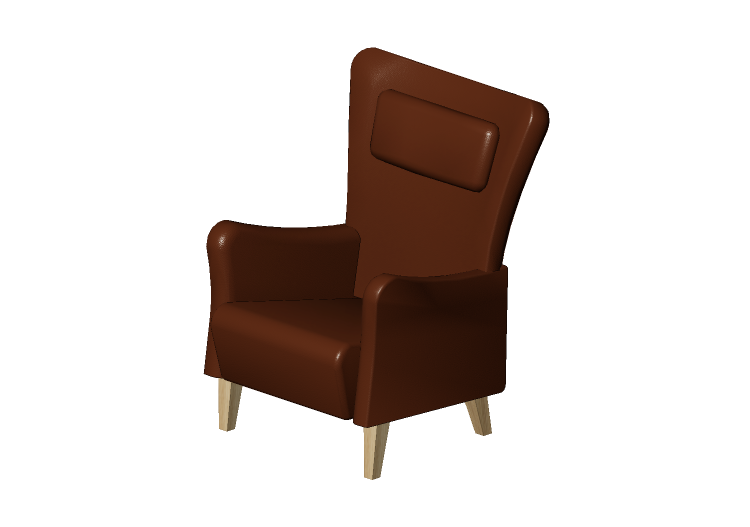 Sofás 3D - Poltrona de couro - Stepp - 14701 - 84980 -... Sofás 3D - Poltrona de couro - Stepp - 14701 - 84980 -...