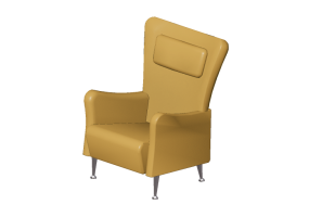 Poltronas y Sofás 3D - Sillón de cuero - Stepp - 14701 - 13980 - ELMBAL43003