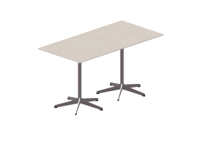 Mesas 3D - Mesa com base de 5 raios - Rondo - 28358 - E190