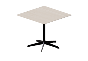 Tables 3D - Table avec base &agrave; 5 jambes - Rondo - 28338 - PP90