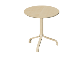 3D Tables - Round wooden table - Lamino - 23026 - E3