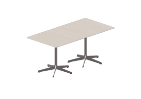 Mesas 3D - Mesa com base de 5 raios - Rondo - 28354 - E190