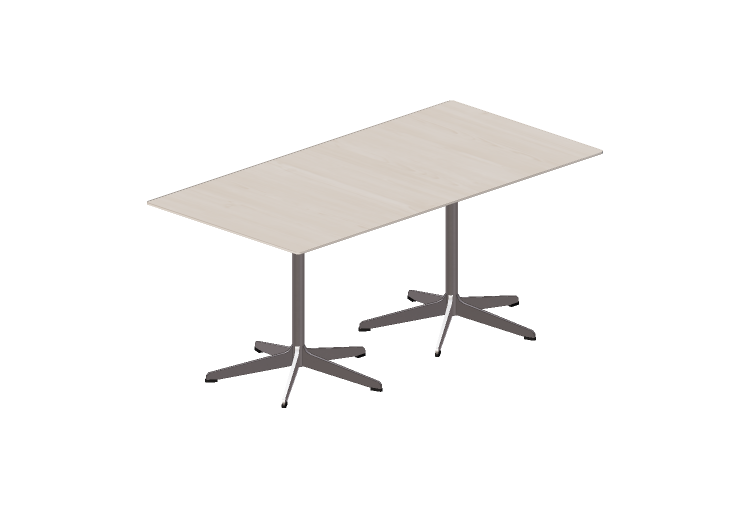 Mesas 3D - Mesa com base de 5 raios - Rondo - 28354 - E190... Mesas 3D - Mesa com base de 5 raios - Rondo - 28354 - E190...