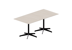 3D Tische - Tisch mit 5-Stern-Fuß - Rondo - 28354 - PP90