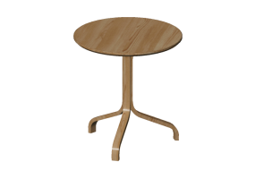 Tables 3D - Table ronde en bois - Lamino - 23026 - E1